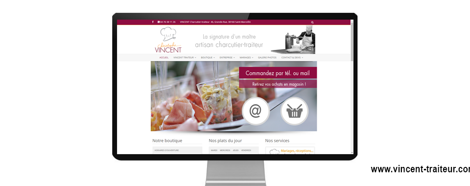 Site internet de vincent traiteur