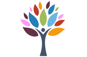 Arbre avec des feuilles multicolors