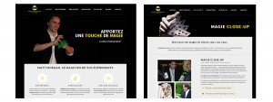 Réalisation du site vitrine de MATT MORGAN