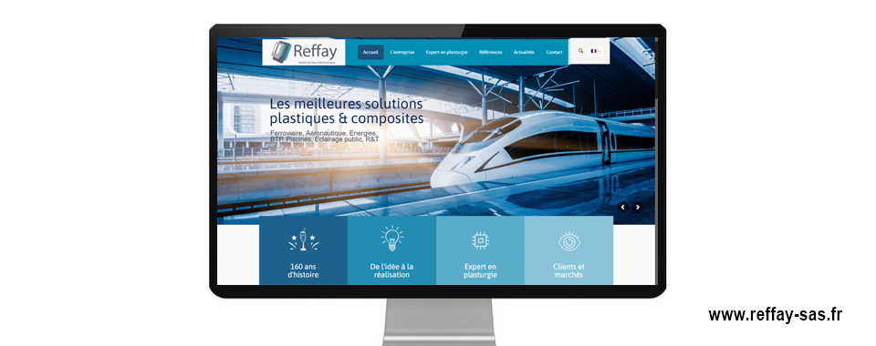 Réalisation du site internet vitrine multilingue de Reffay