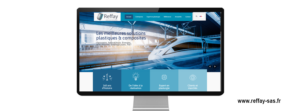 Réalisation du site internet vitrine multilingue de Reffay