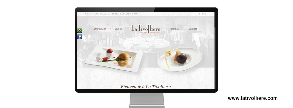 Refonte du site internet vitrine de la Tivollière