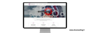 site SH Consulting, réalisé par Boostacom