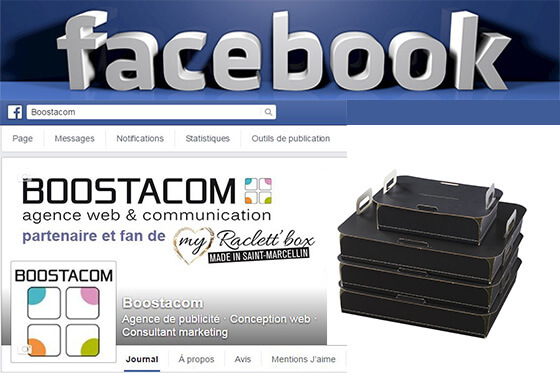 Page Facebook de l'agence Boostacom