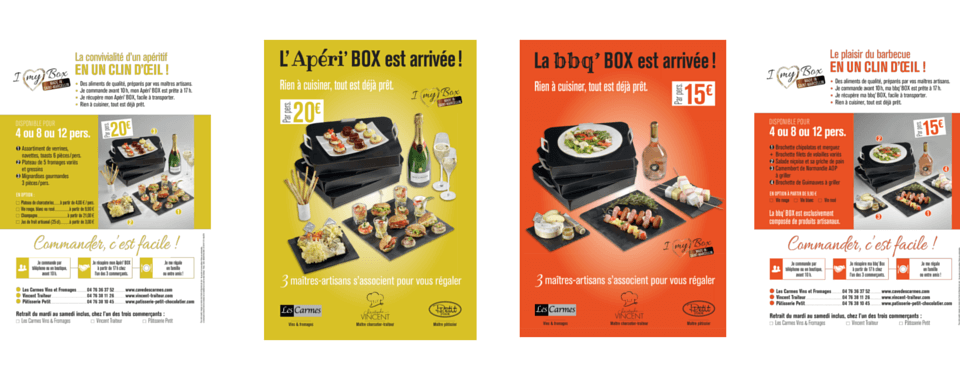 Création graphique des affiches BOX d'été