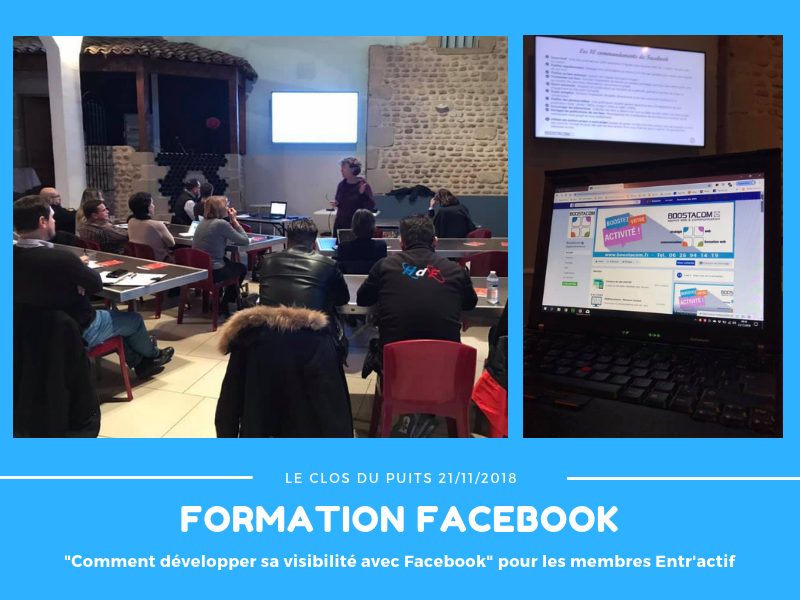 Boostacom - formation au community management - Formation facebook business
