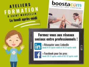 Boostacom - Ateliers formations réseaux sociaux