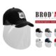 BRDO ART - Visière de protection - Casquette avec visière de protection