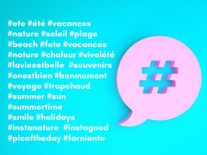 Strategie reseaux sociaux - hastags été - Boostacom