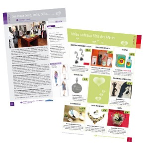 Pages du magazine SHOPPING’MAG